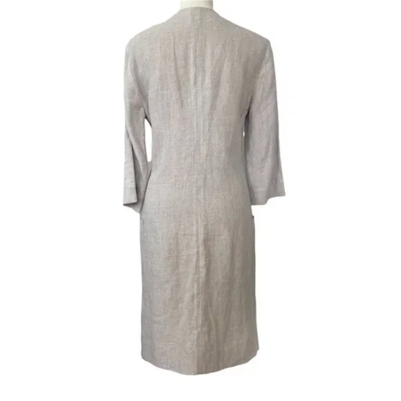 CELINE MIDI LINEN DRESS | SIZE FR 38/US 6 | NWT | RETAILED FOR $1,550 - Picture 3 of 14